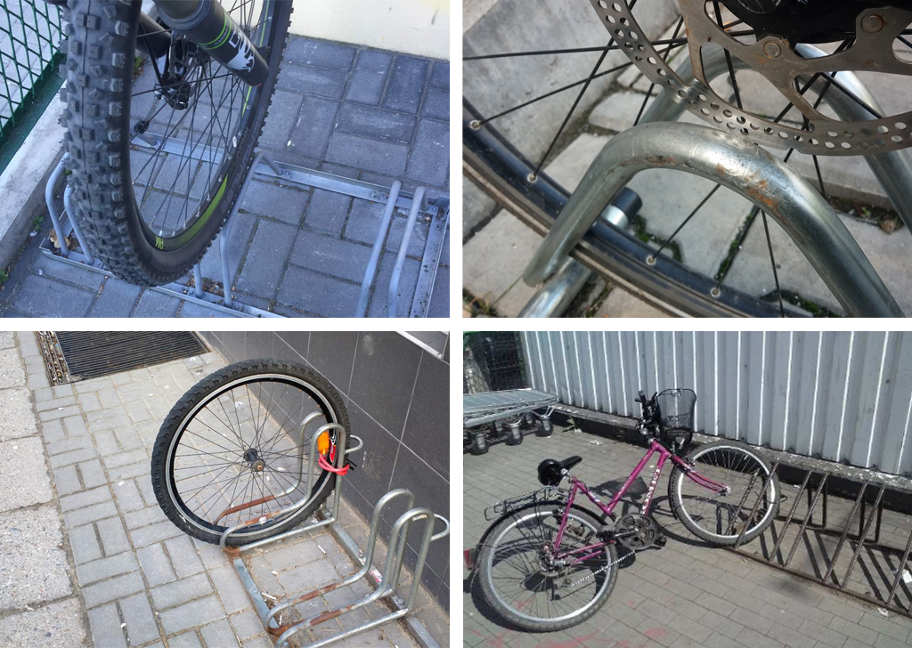 Zdjęcie potencjalnych uszkodzeń roweru powinno dawać odpowiedź na pytanie dlaczego wyrwikółka są złe