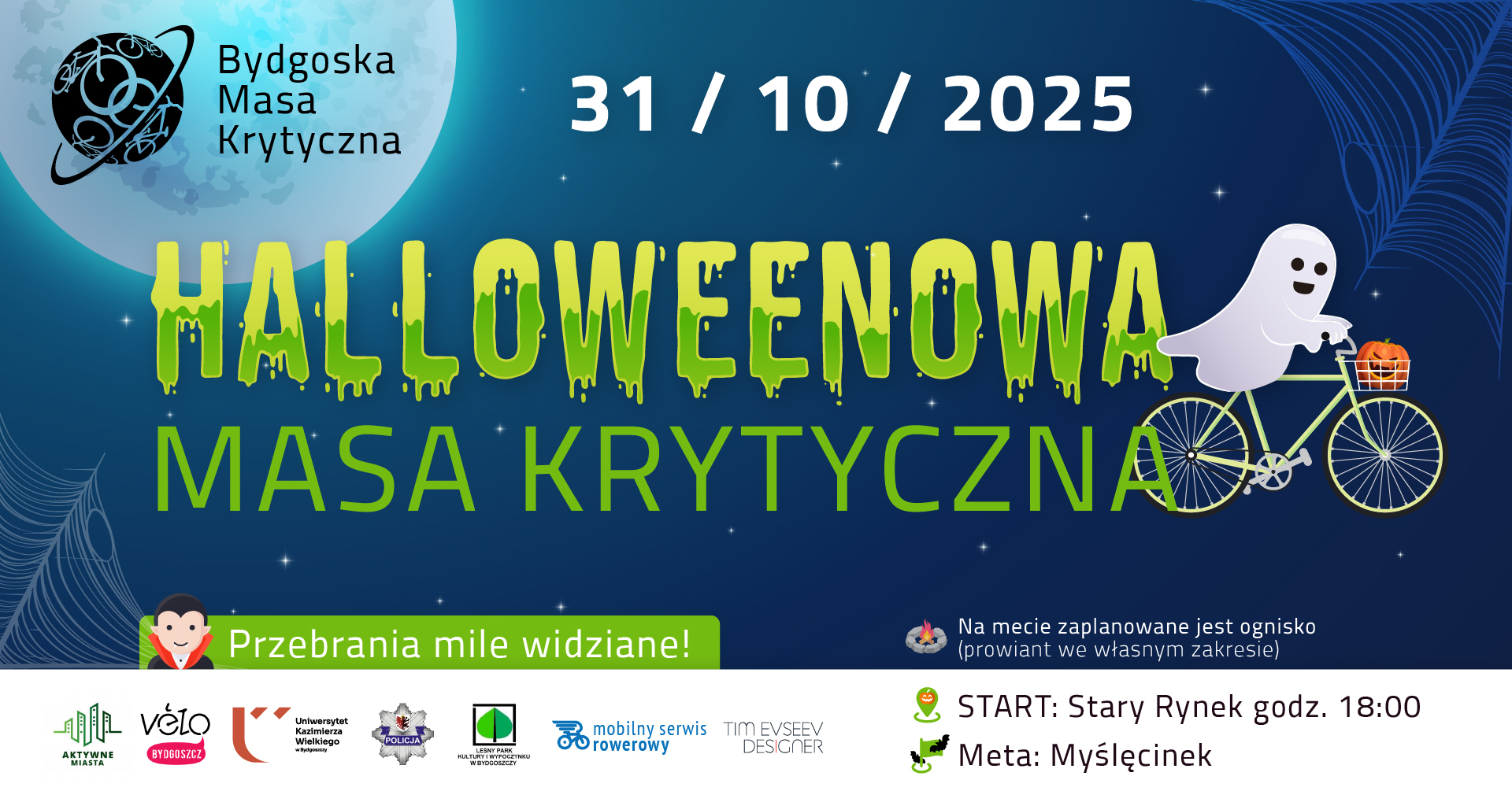 Halloweenowa Masa Krytyczna 2025